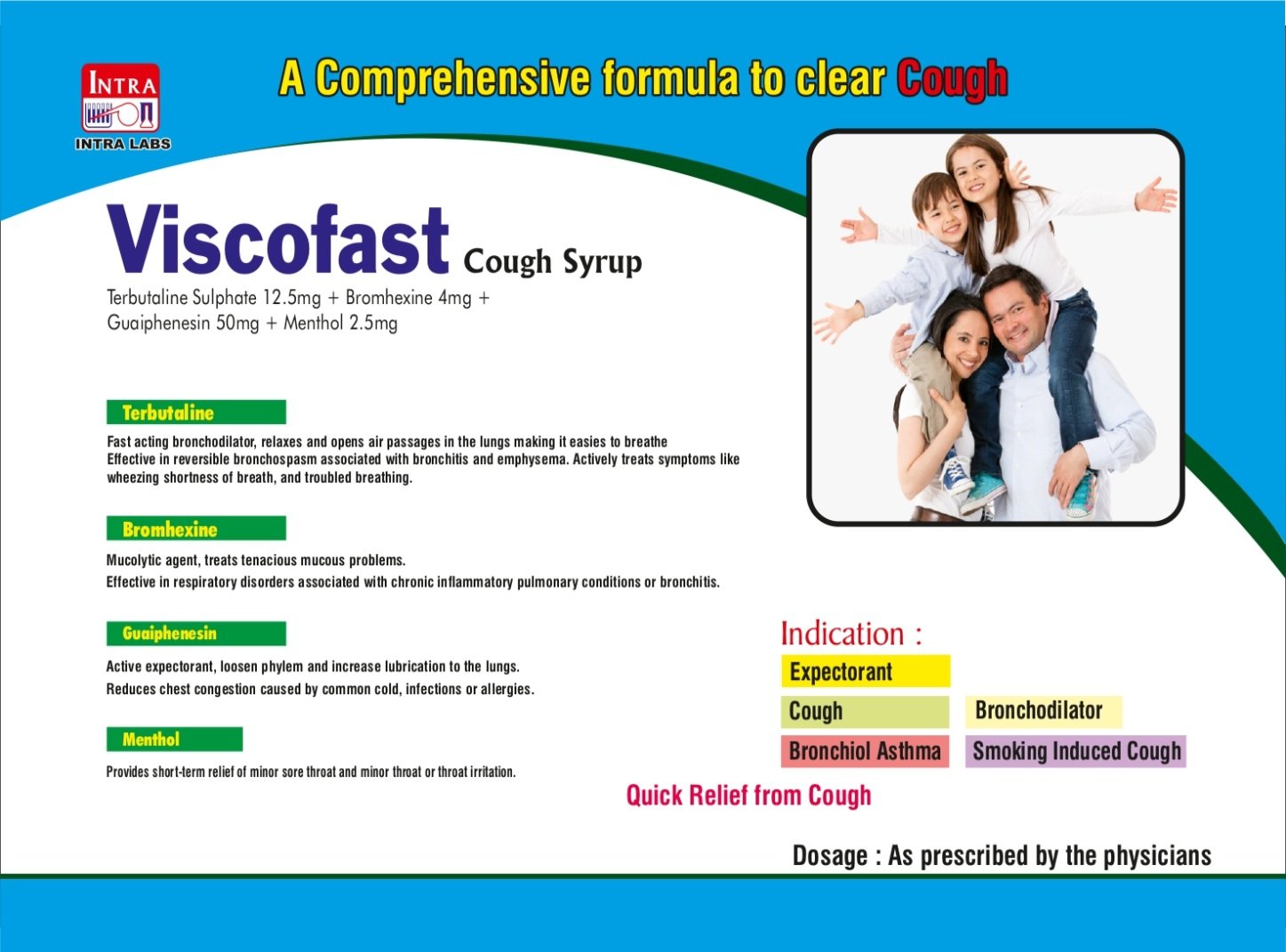 Viscofast Cough Syrup - intralabs
